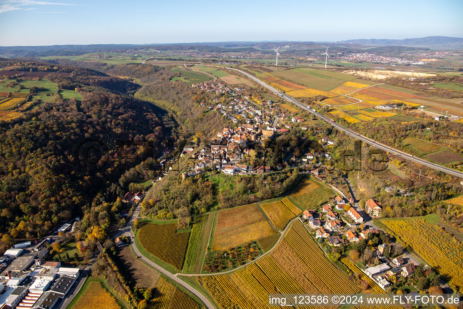 Neulingen Castle in Neuleiningen in the state Rhineland-Palatinate, Germany