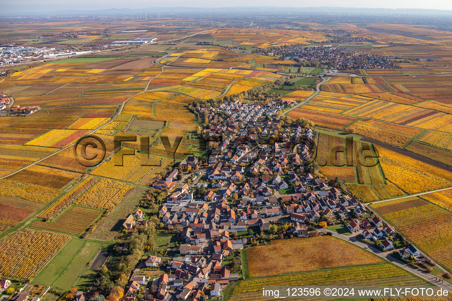 Kleinkarlbach in the state Rhineland-Palatinate, Germany