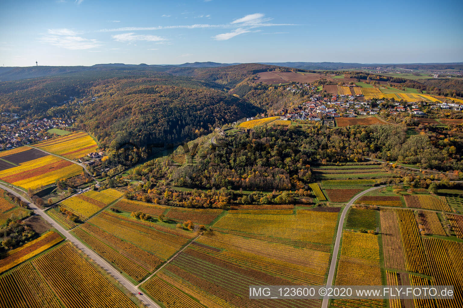 Battenberg in the state Rhineland-Palatinate, Germany