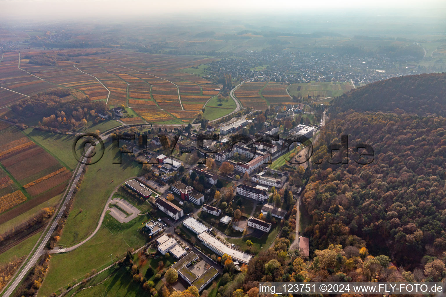 Palatinate Hospital for Psychiatry in Klingenmünster in the state Rhineland-Palatinate, Germany