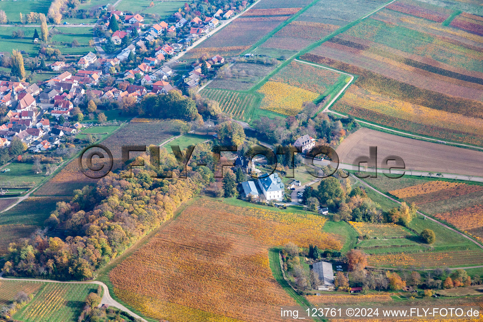 District Pleisweiler in Bad Bergzabern in the state Rhineland-Palatinate, Germany