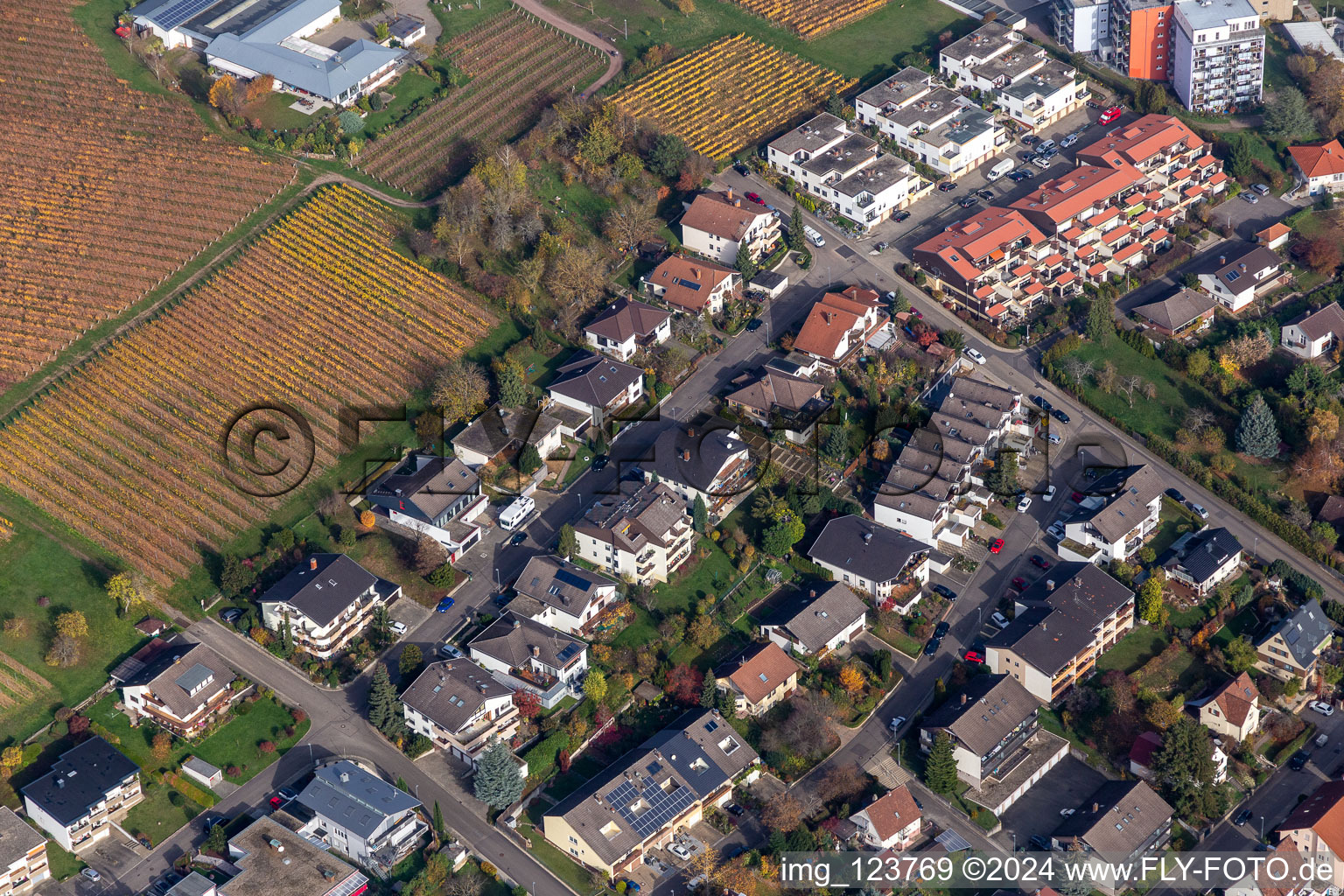 Pfalzgrafenstrasse Saarstr in Bad Bergzabern in the state Rhineland-Palatinate, Germany