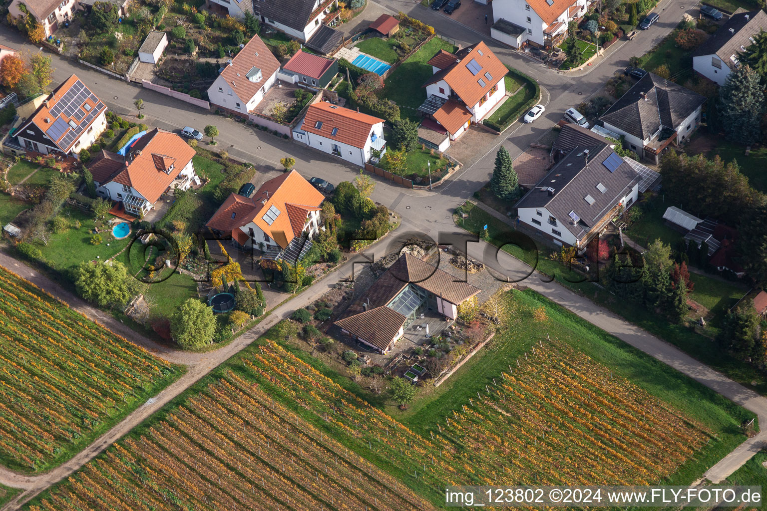 South Ring in the district Schweigen in Schweigen-Rechtenbach in the state Rhineland-Palatinate, Germany