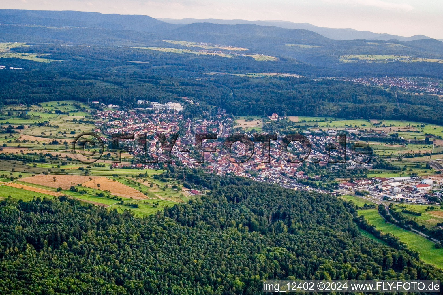 District Langensteinbach in Karlsbad in the state Baden-Wuerttemberg, Germany