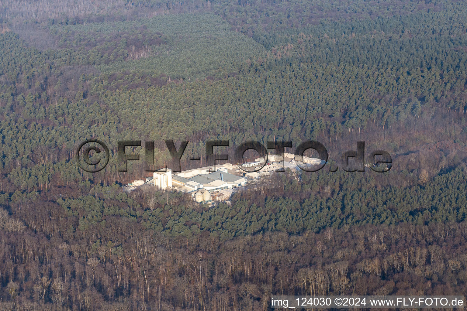 Schenking sand-lime brickworks in the district Büchelberg in Wörth am Rhein in the state Rhineland-Palatinate, Germany