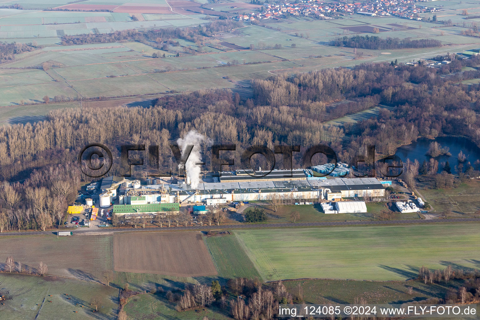 Sitek Insulation in the district Altenstadt in Wissembourg in the state Bas-Rhin, France out of the air