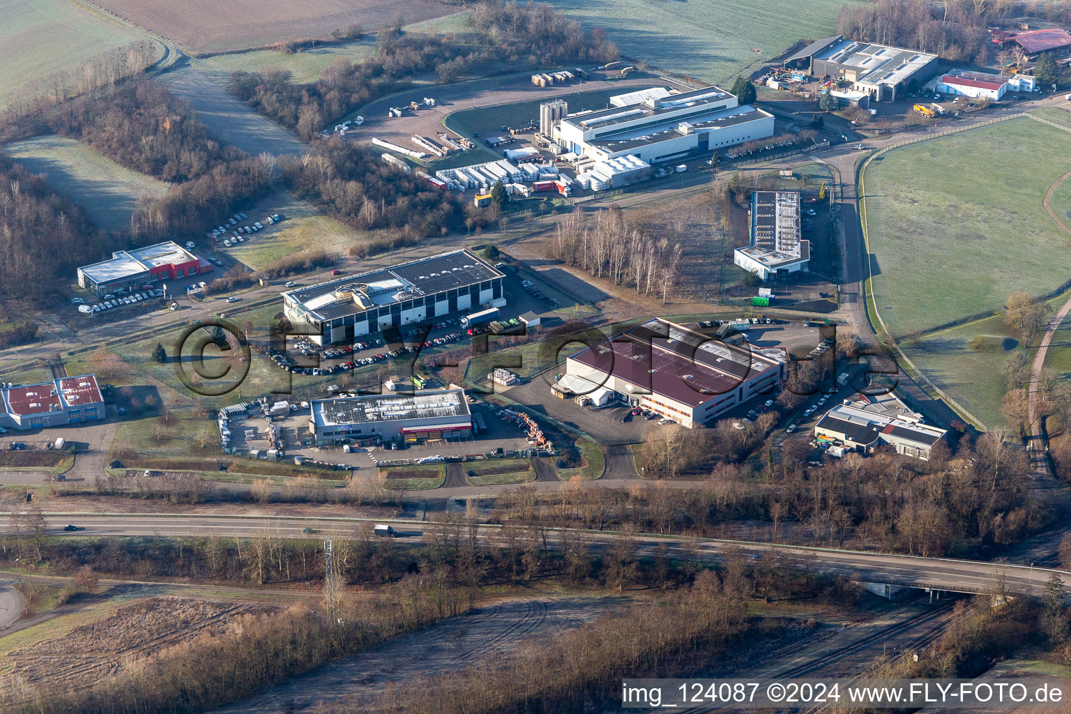 Euromatériaux, Walter Epices, Schiller Medical in the district Altenstadt in Wissembourg in the state Bas-Rhin, France