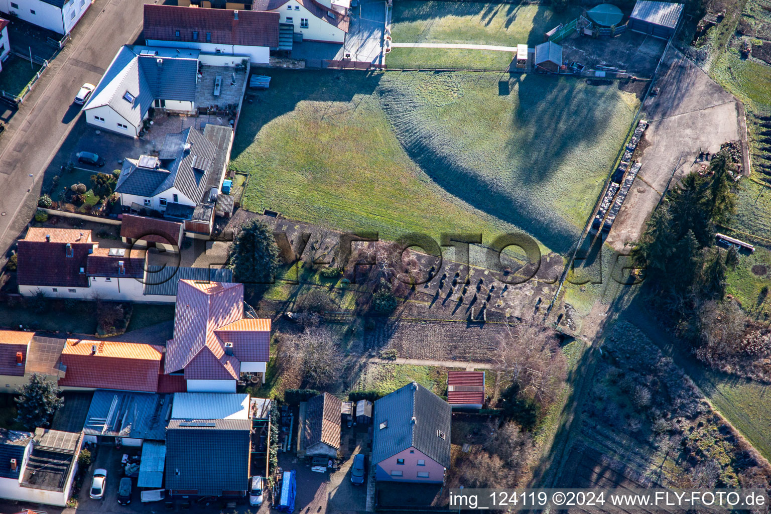 Aerial photograpy of Steinfeld in the state Rhineland-Palatinate, Germany