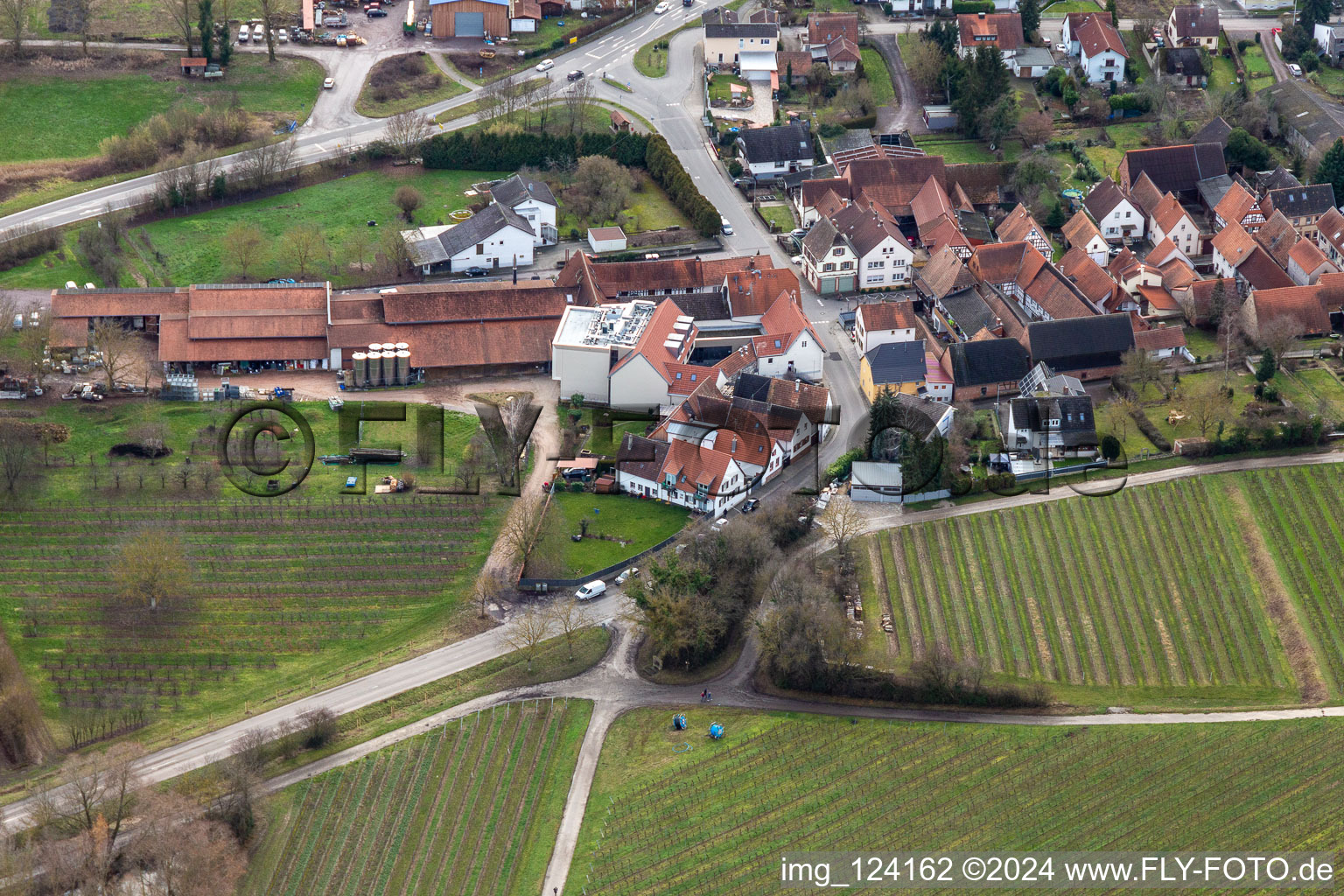 Fritz Walter Winery in Niederhorbach in the state Rhineland-Palatinate, Germany