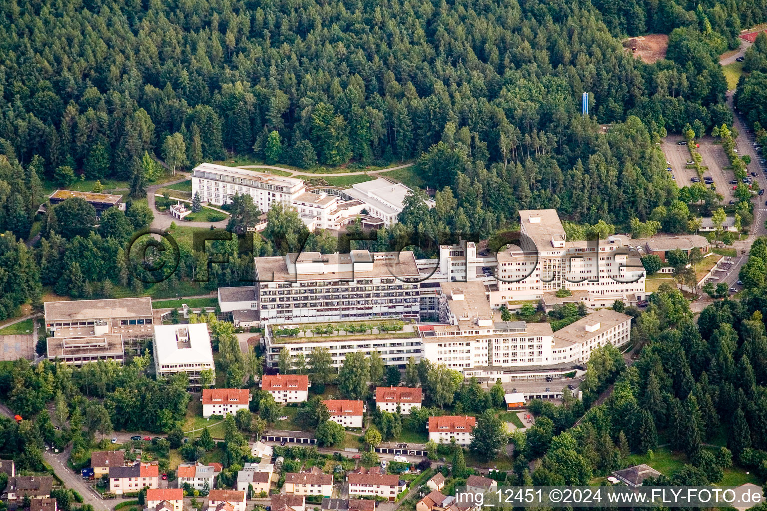 Rehabilitation clinic Langensteinbacher Höhe in the district Langensteinbach in Karlsbad in the state Baden-Wuerttemberg, Germany