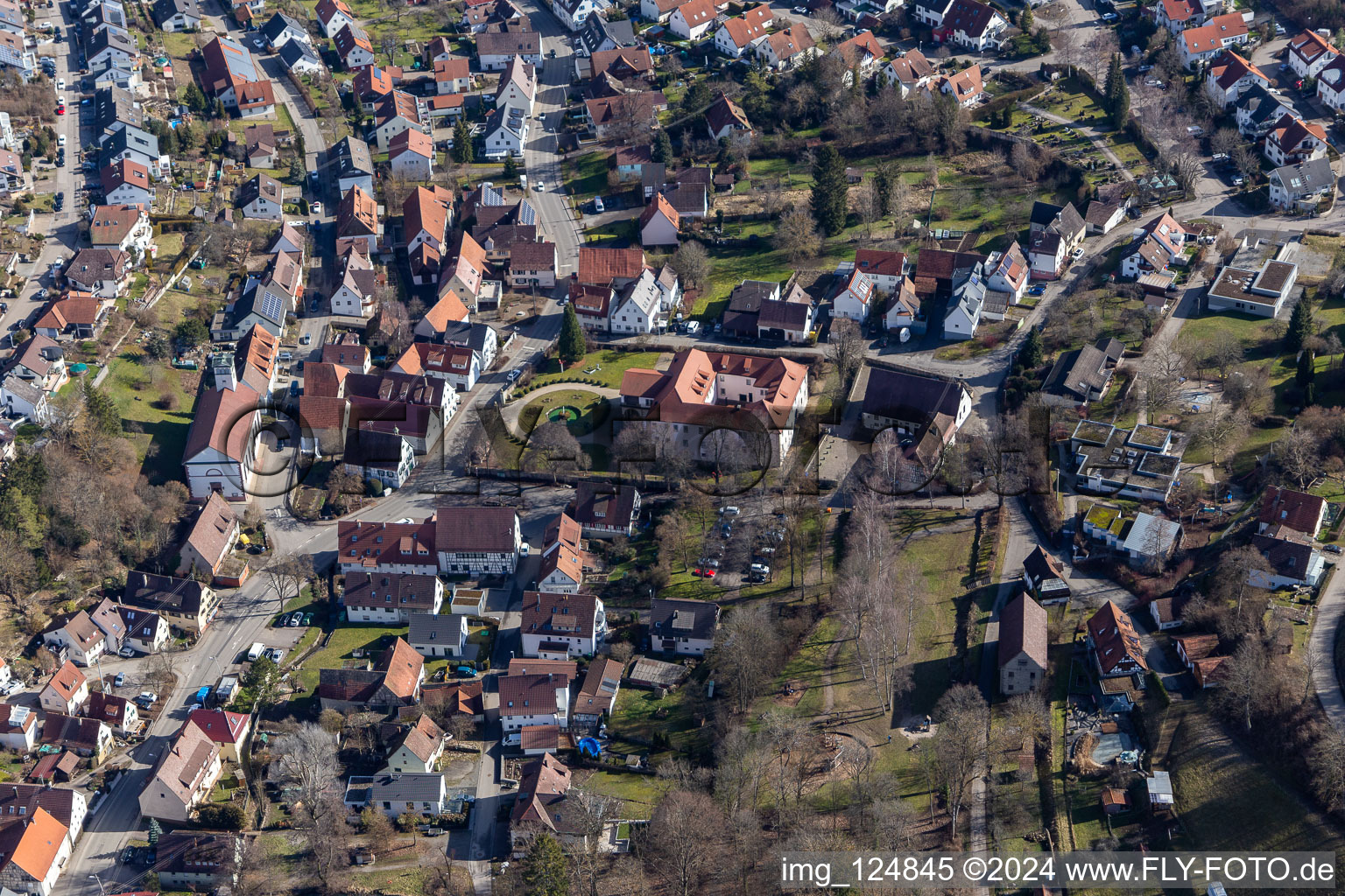 Castle Dätzingen in the district Dätzingen in Grafenau in the state Baden-Wuerttemberg, Germany