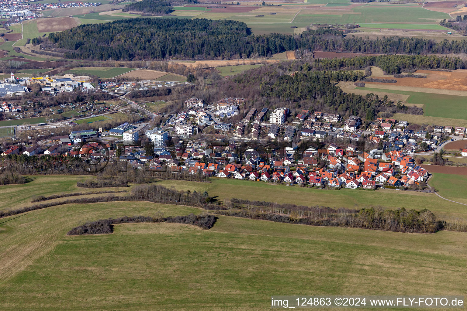 Böhmerwaldstr in Weil der Stadt in the state Baden-Wuerttemberg, Germany