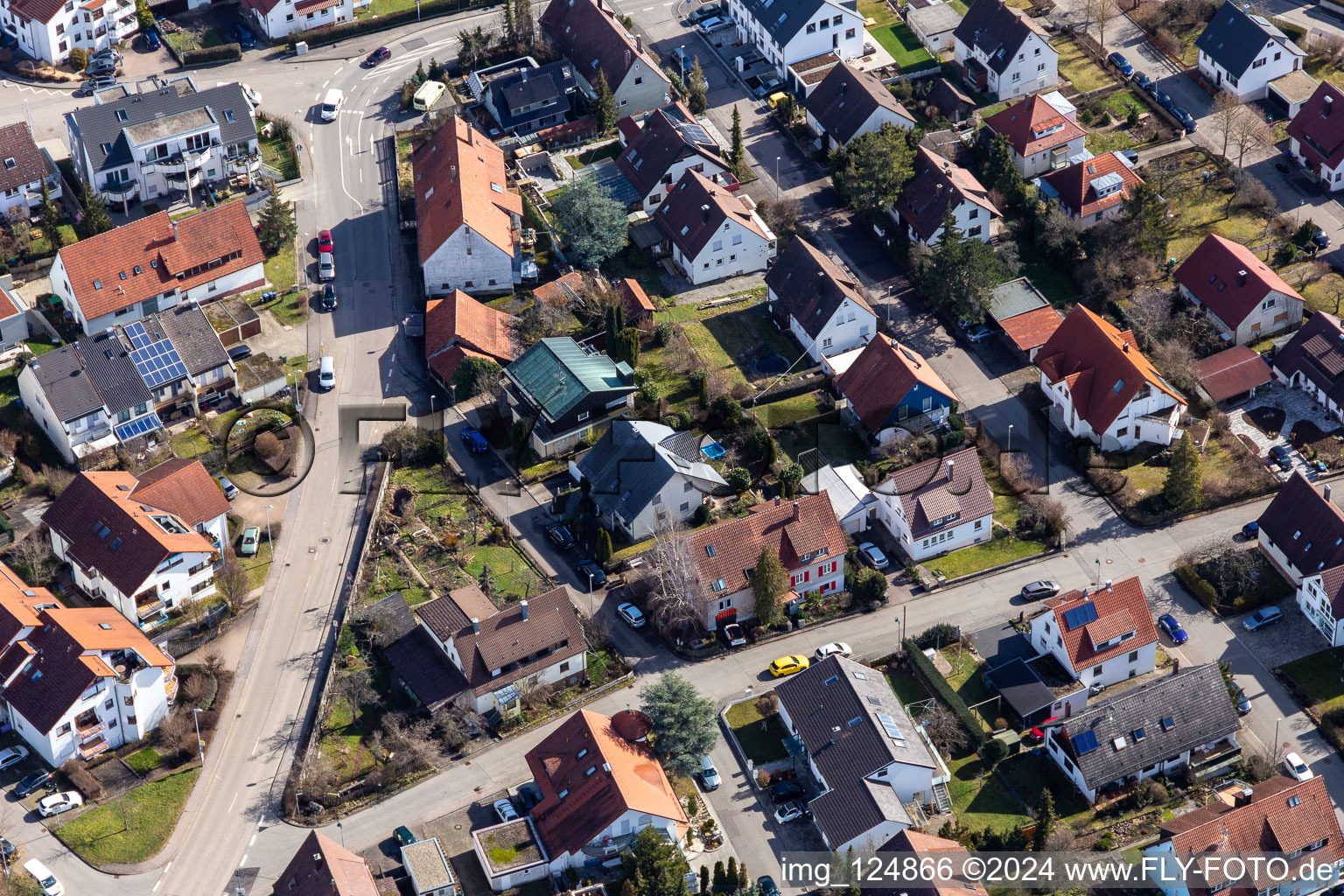 District Malmsheim in Renningen in the state Baden-Wuerttemberg, Germany