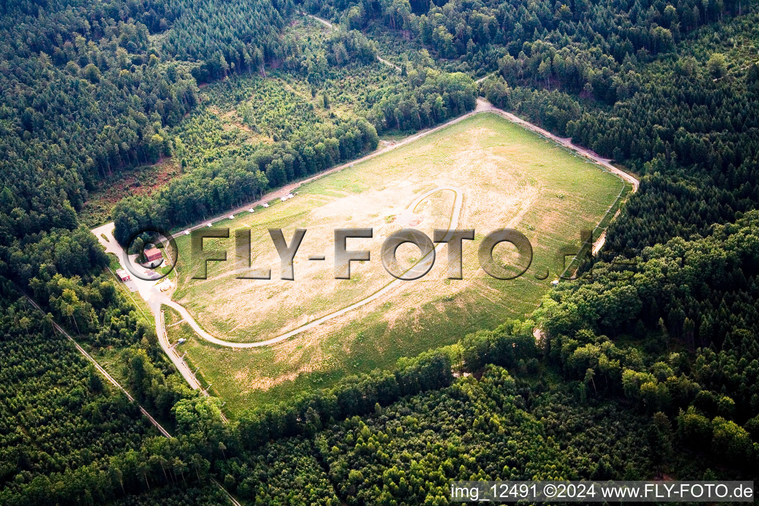 Landfill in the district Ittersbach in Karlsbad in the state Baden-Wuerttemberg, Germany