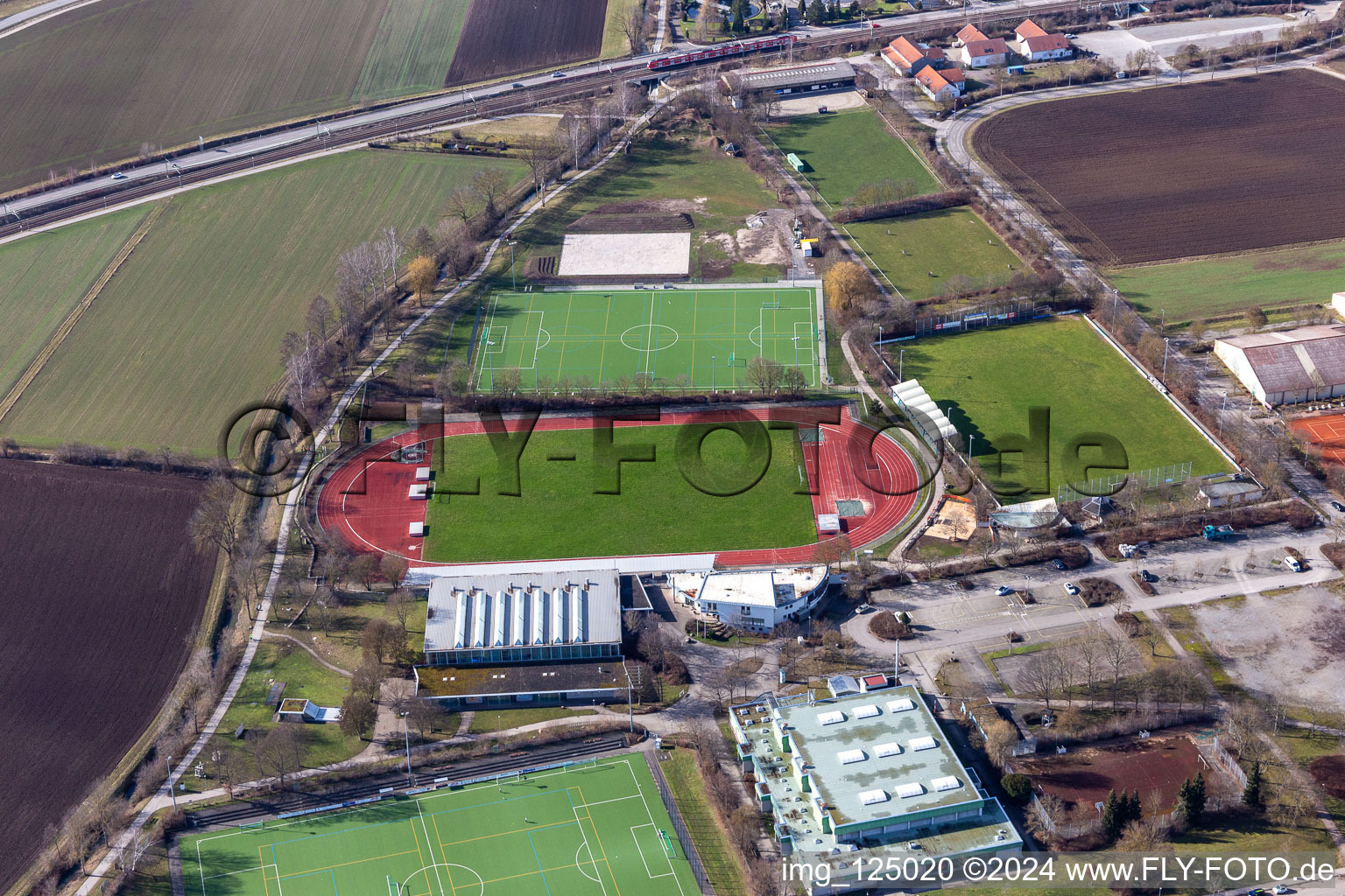 Renningen in the state Baden-Wuerttemberg, Germany out of the air