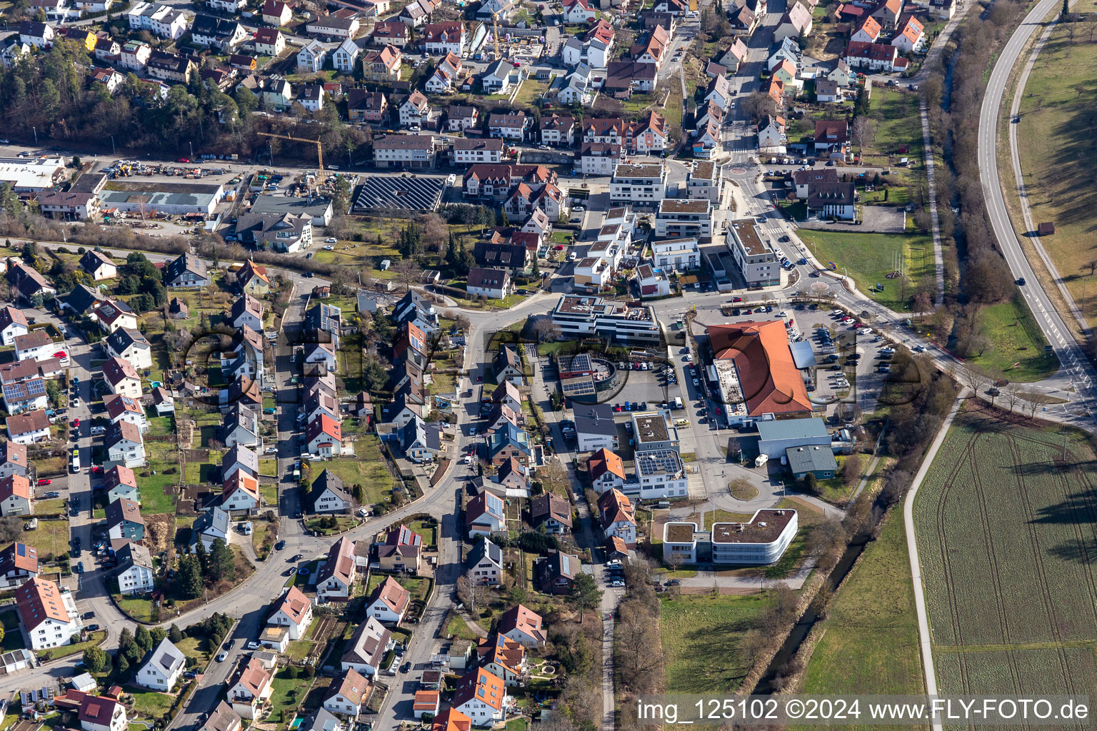 Net in the district Dätzingen in Grafenau in the state Baden-Wuerttemberg, Germany