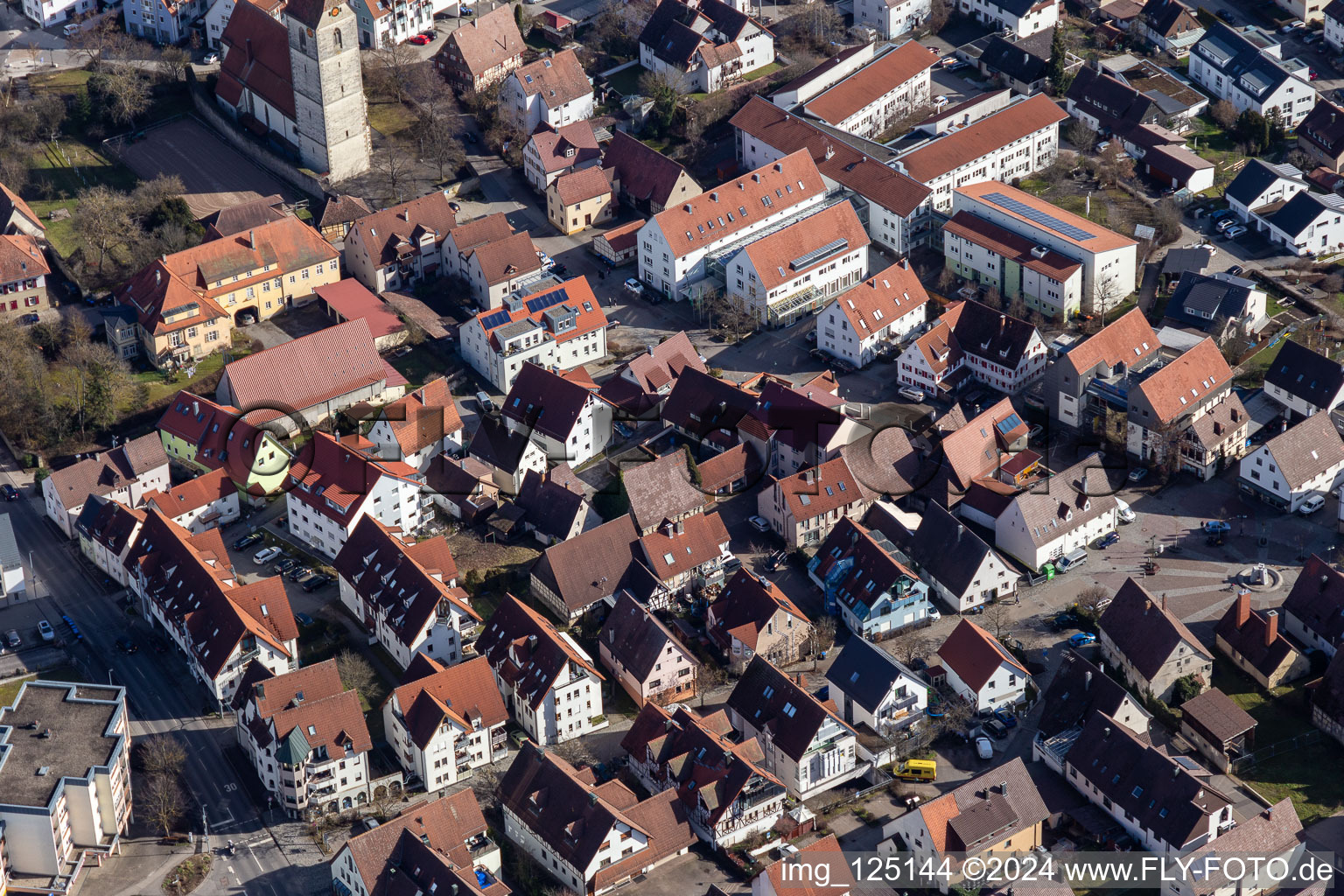 Suburb in Gärtringen in the state Baden-Wuerttemberg, Germany