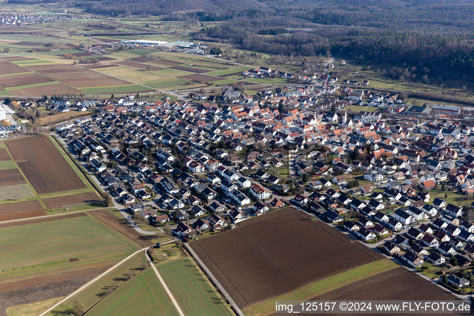 Nufringen in the state Baden-Wuerttemberg, Germany