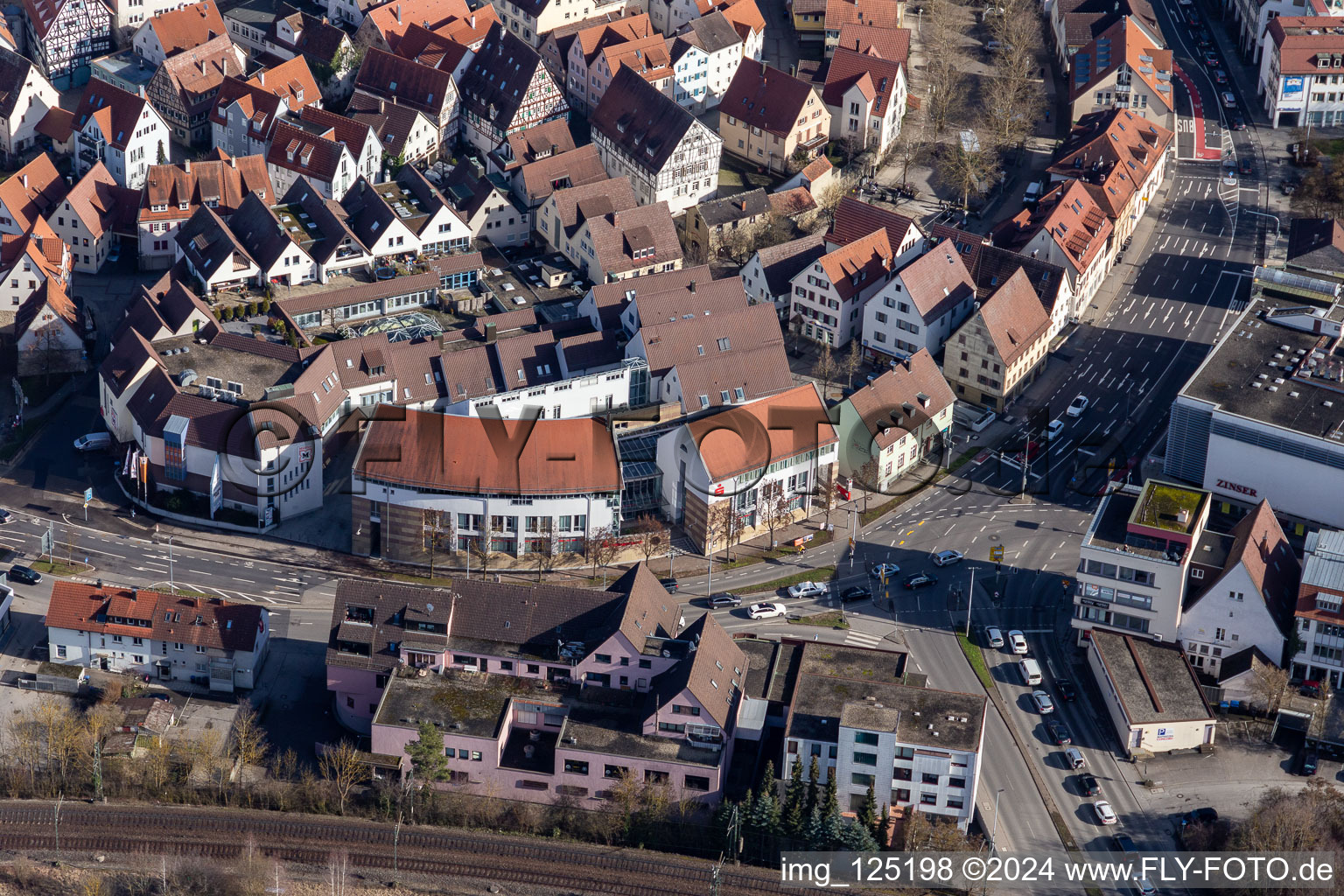 District Savings Bank Böblingen in Herrenberg in the state Baden-Wuerttemberg, Germany