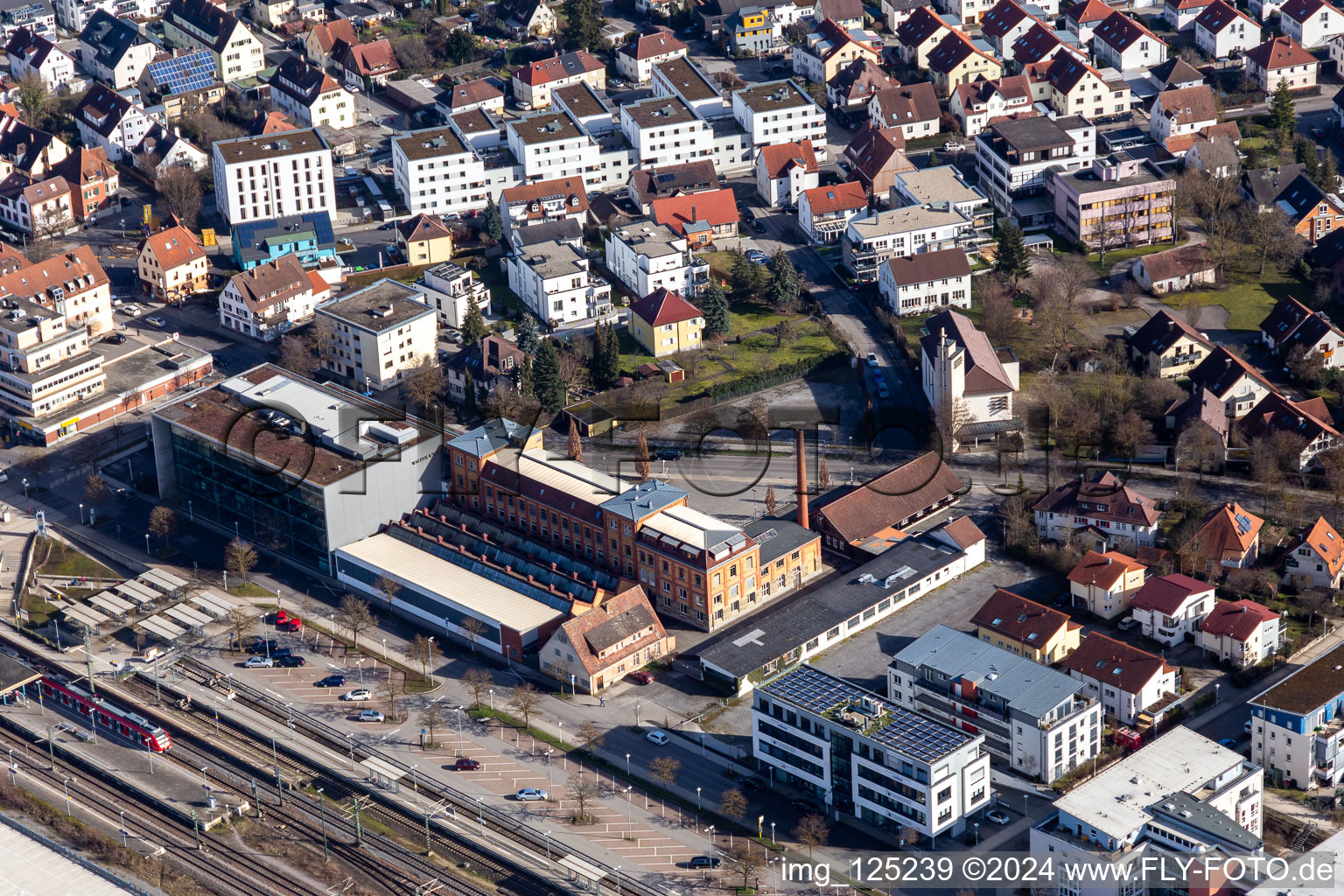 Walther-Knoll Street in Herrenberg in the state Baden-Wuerttemberg, Germany