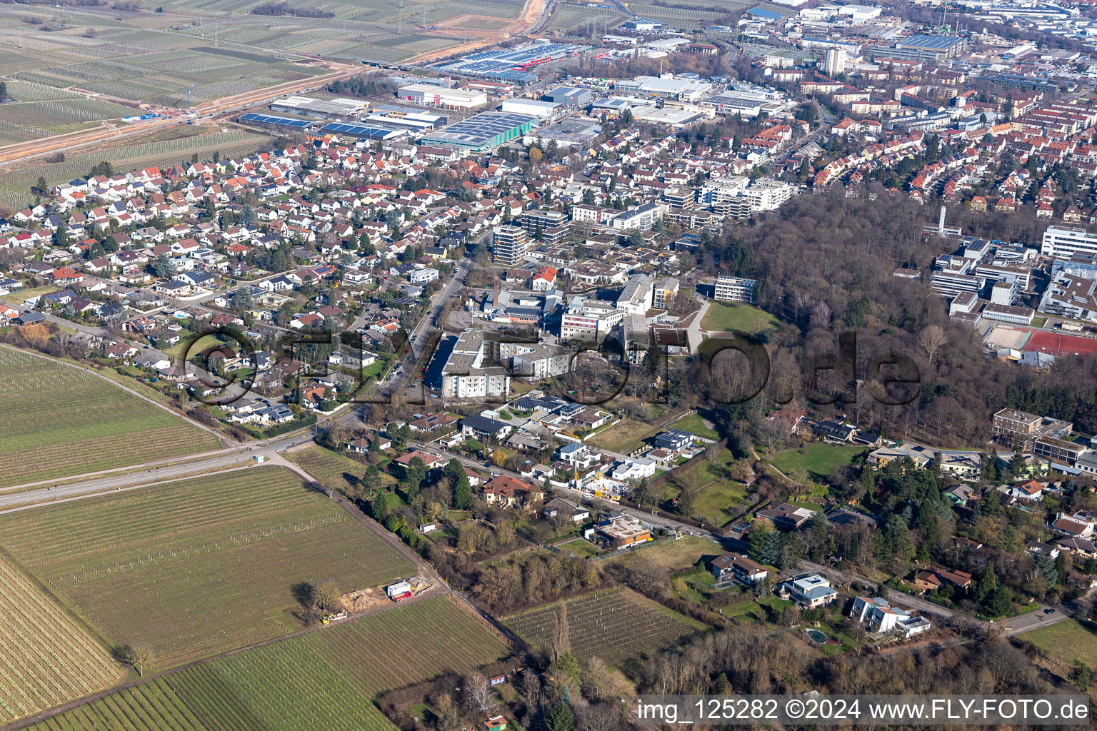 Student residence at Godramsteiner Straße 50., Landau-Südliche Weinstraße Clinic in Landau in der Pfalz in the state Rhineland-Palatinate, Germany