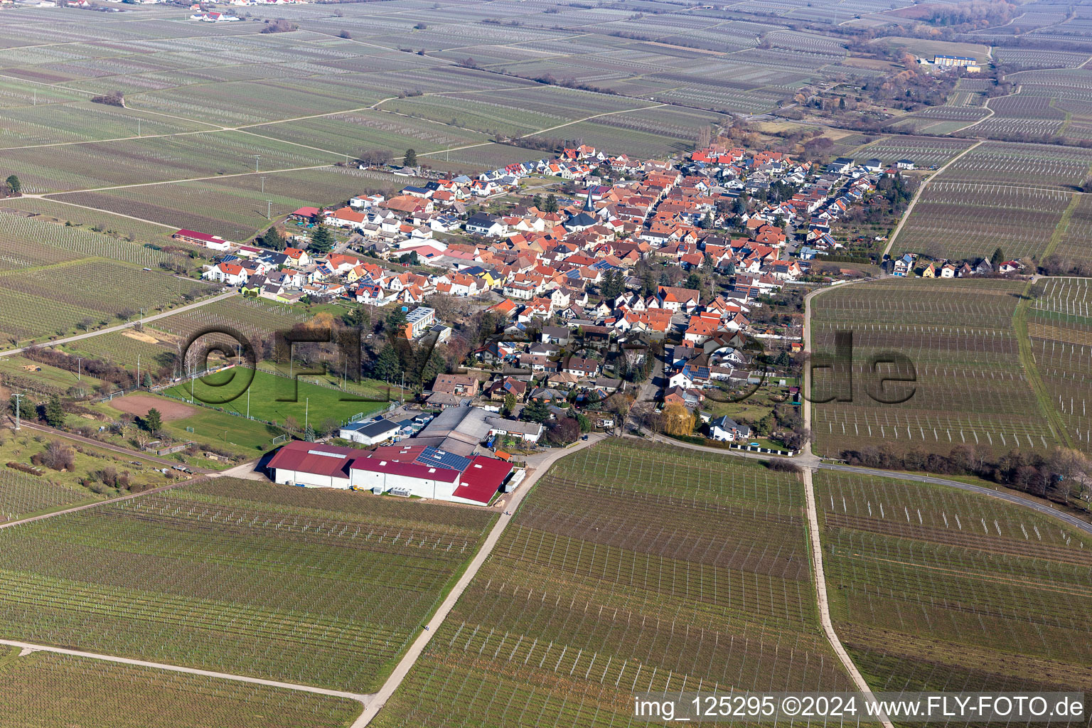 Roschbach in the state Rhineland-Palatinate, Germany out of the air