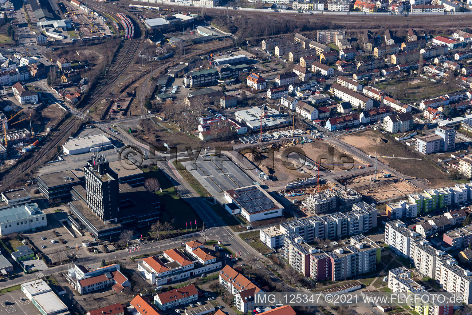 Deutsche Telekom, Aldi in Neustadt an der Weinstraße in the state Rhineland-Palatinate, Germany