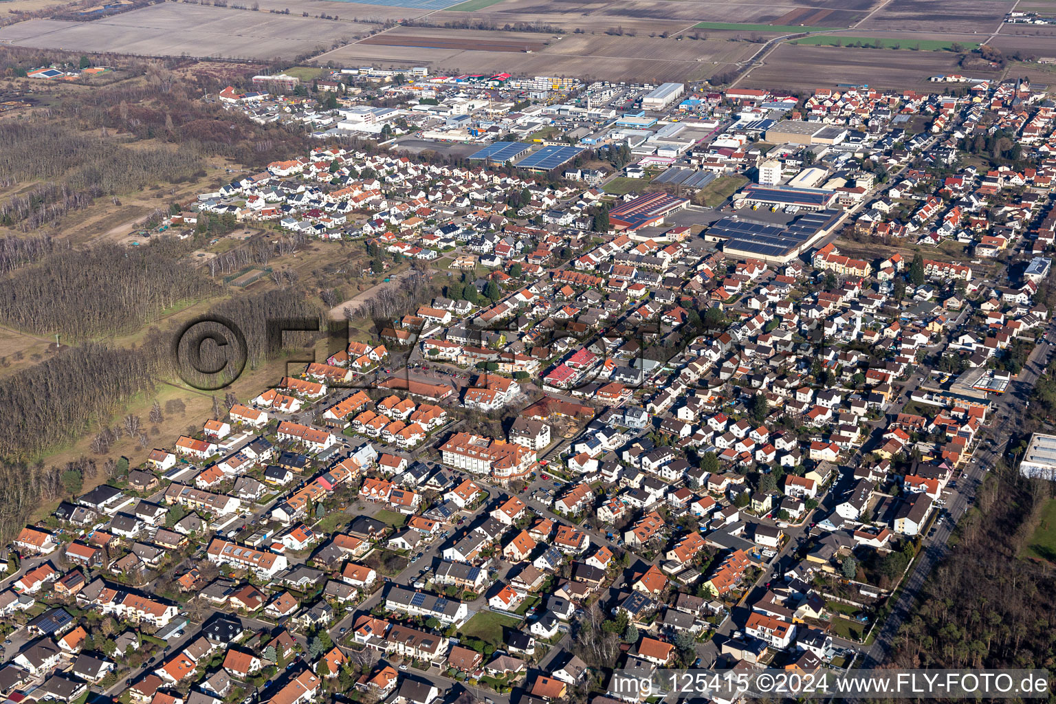 Maxdorf in the state Rhineland-Palatinate, Germany