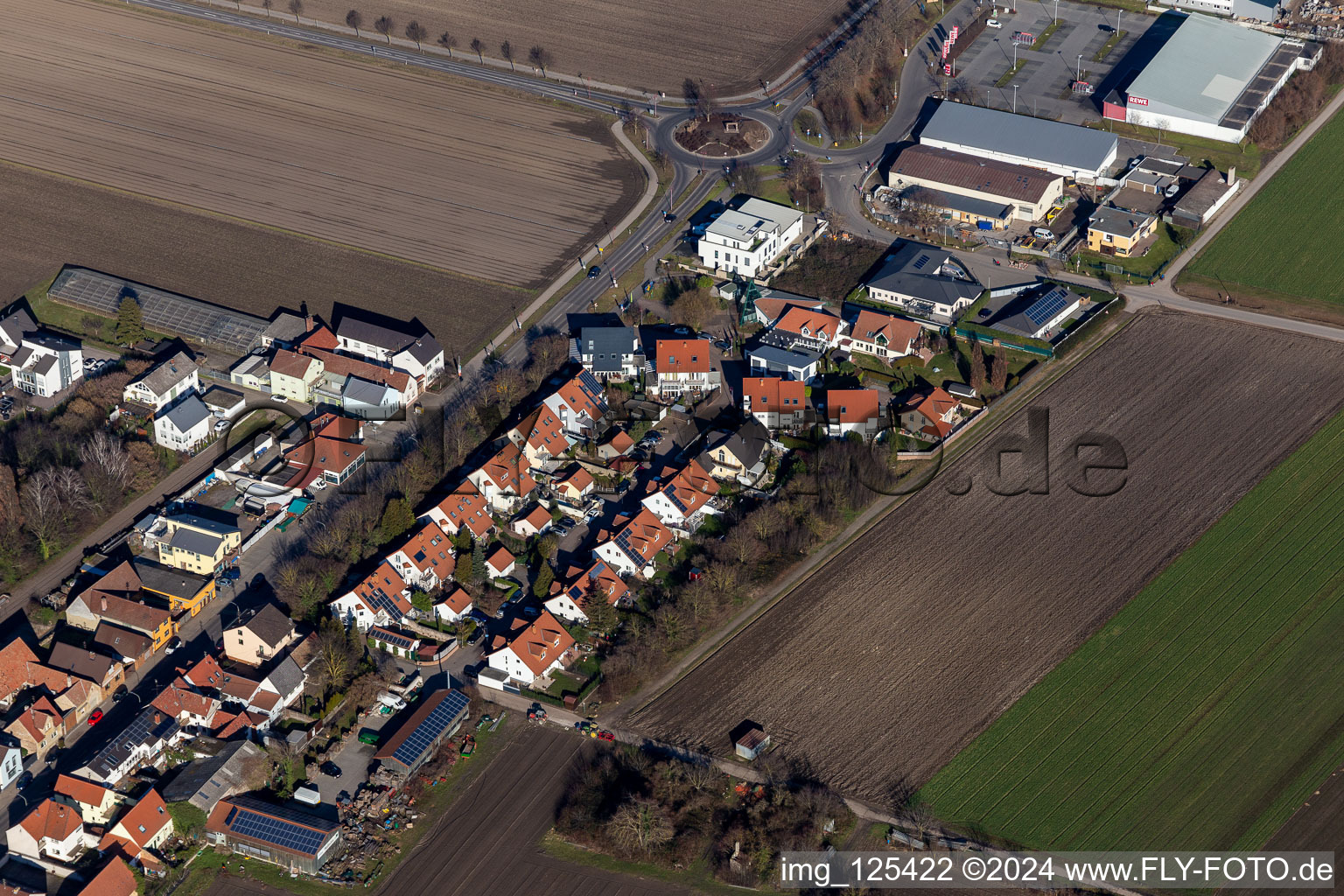 Epstein Way in Maxdorf in the state Rhineland-Palatinate, Germany