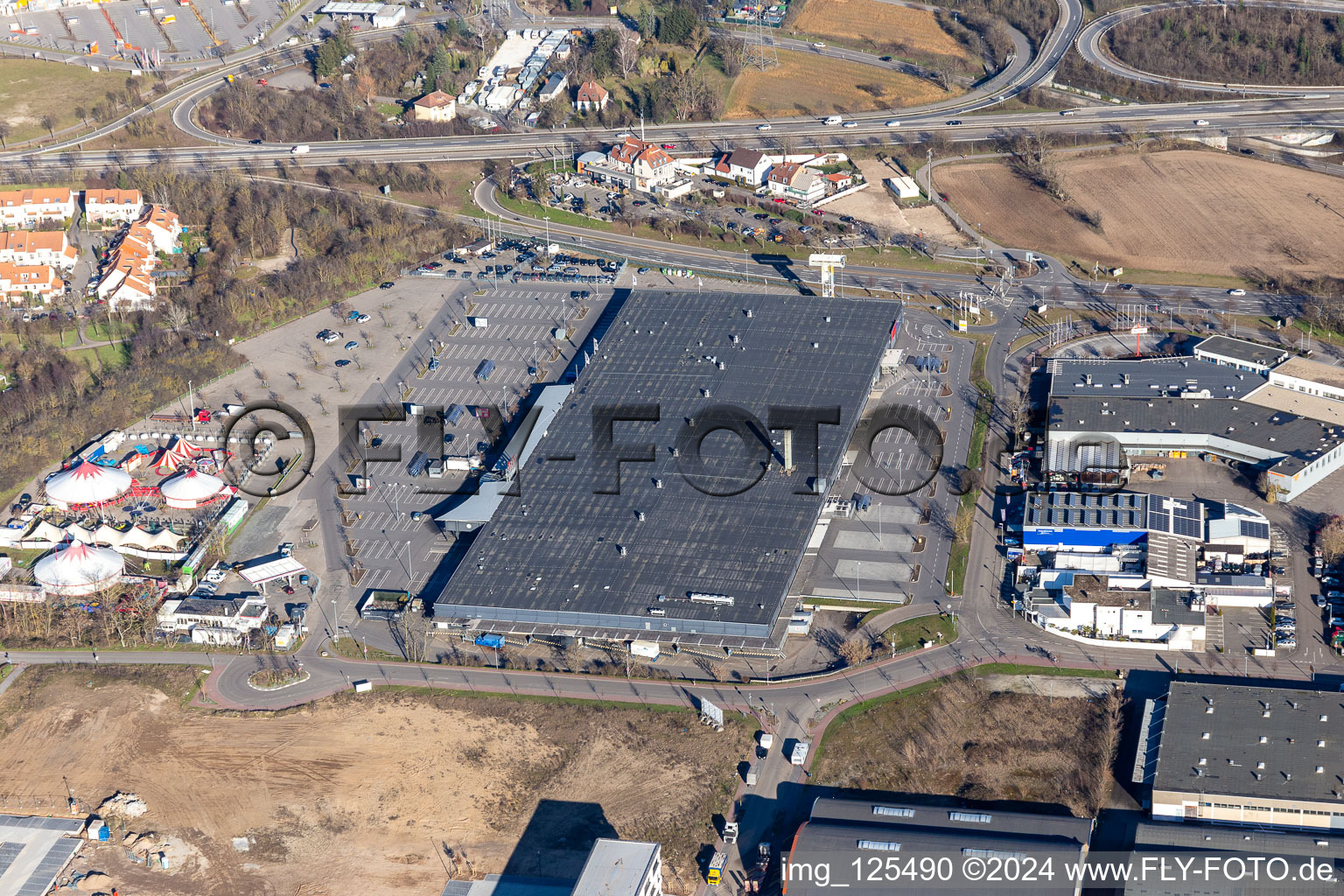 Store of the Supermarket real in Bruehl in the state Baden-Wuerttemberg, Germany