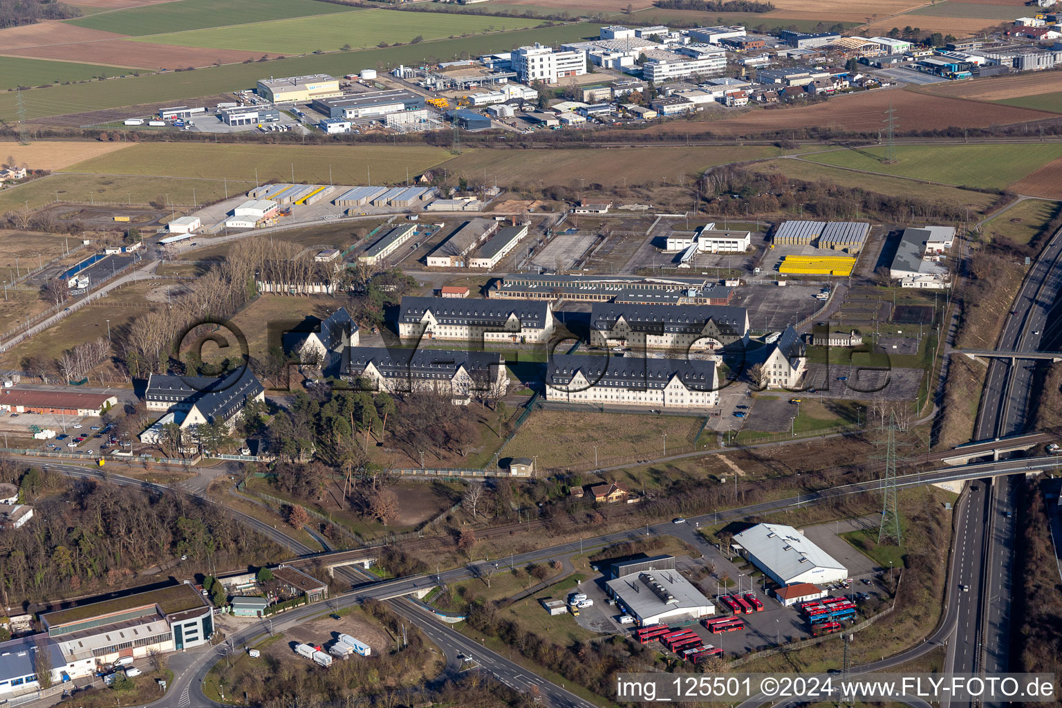 Former barracks in Schwetzingen in the state Baden-Wuerttemberg, Germany