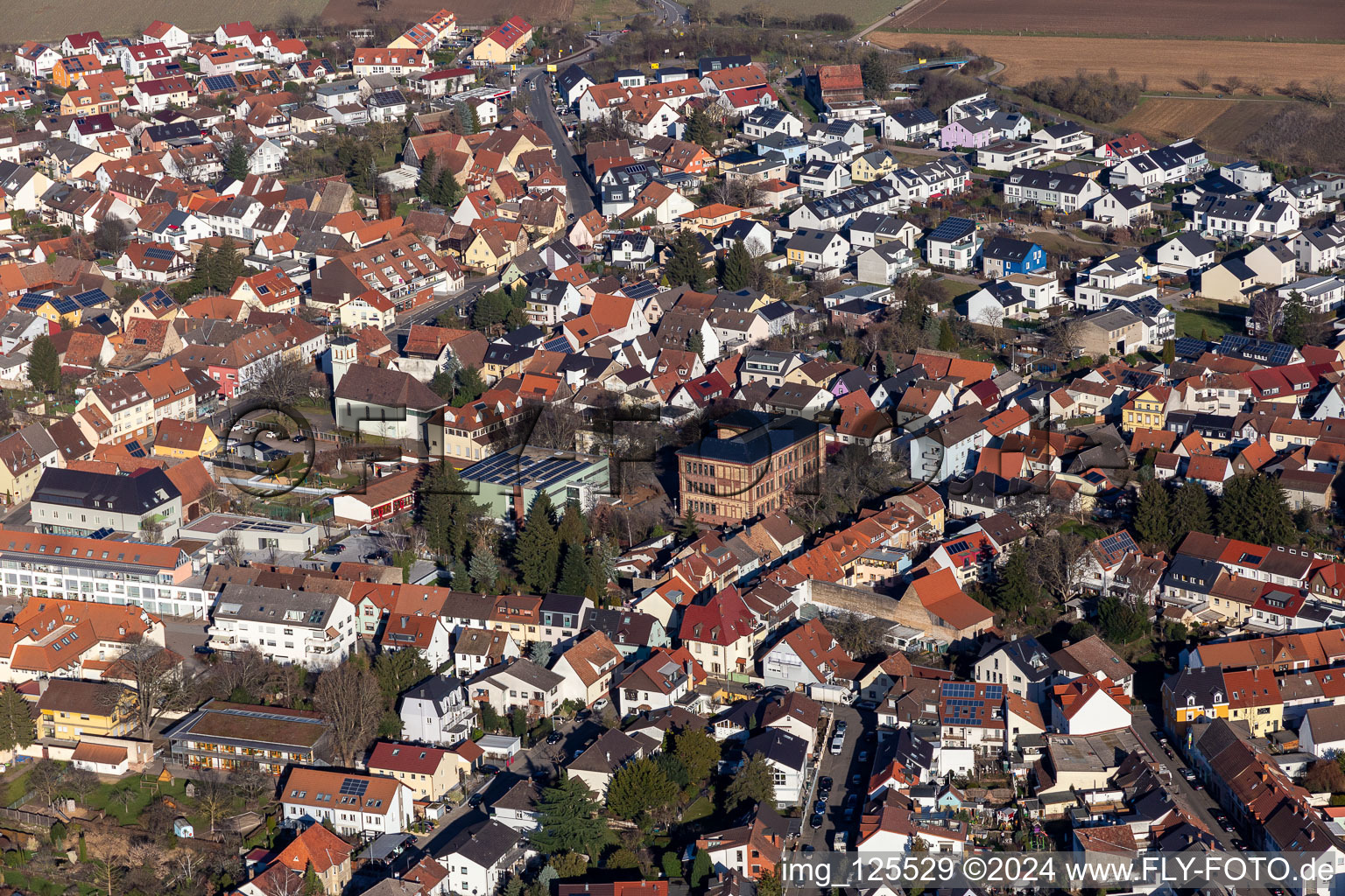 Friedrichs School in Plankstadt in the state Baden-Wuerttemberg, Germany