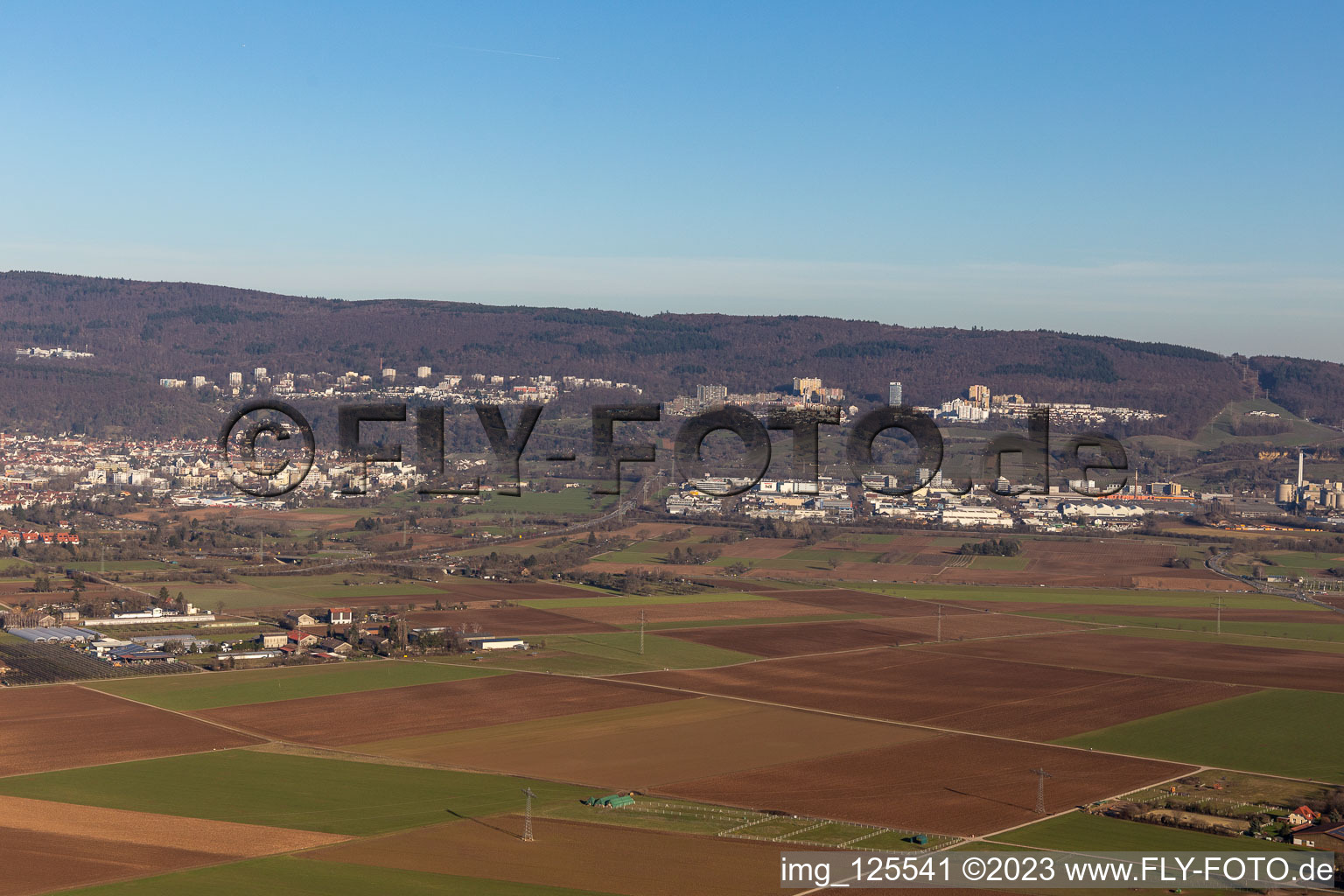 Boxberg and Emmertsgrund above Rohrbach and Leimen in the district Rohrbach in Heidelberg in the state Baden-Wuerttemberg, Germany