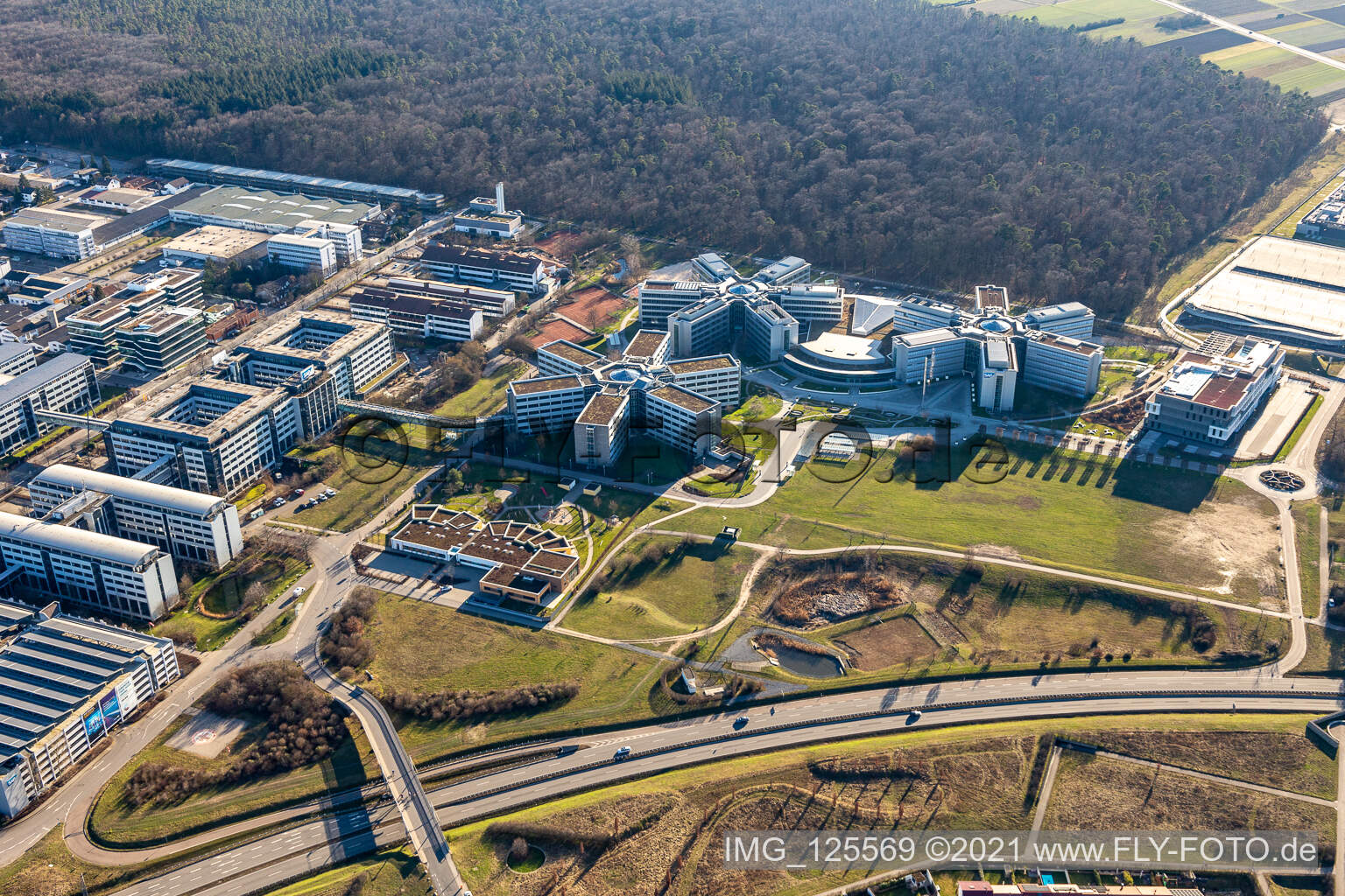 SAP Germany SE & Co. KG in Walldorf in the state Baden-Wuerttemberg, Germany