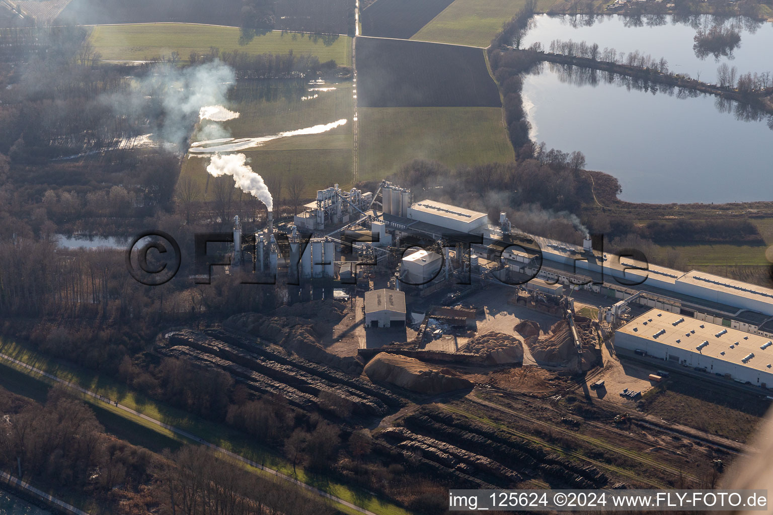 Nolte wood material in Germersheim in the state Rhineland-Palatinate, Germany