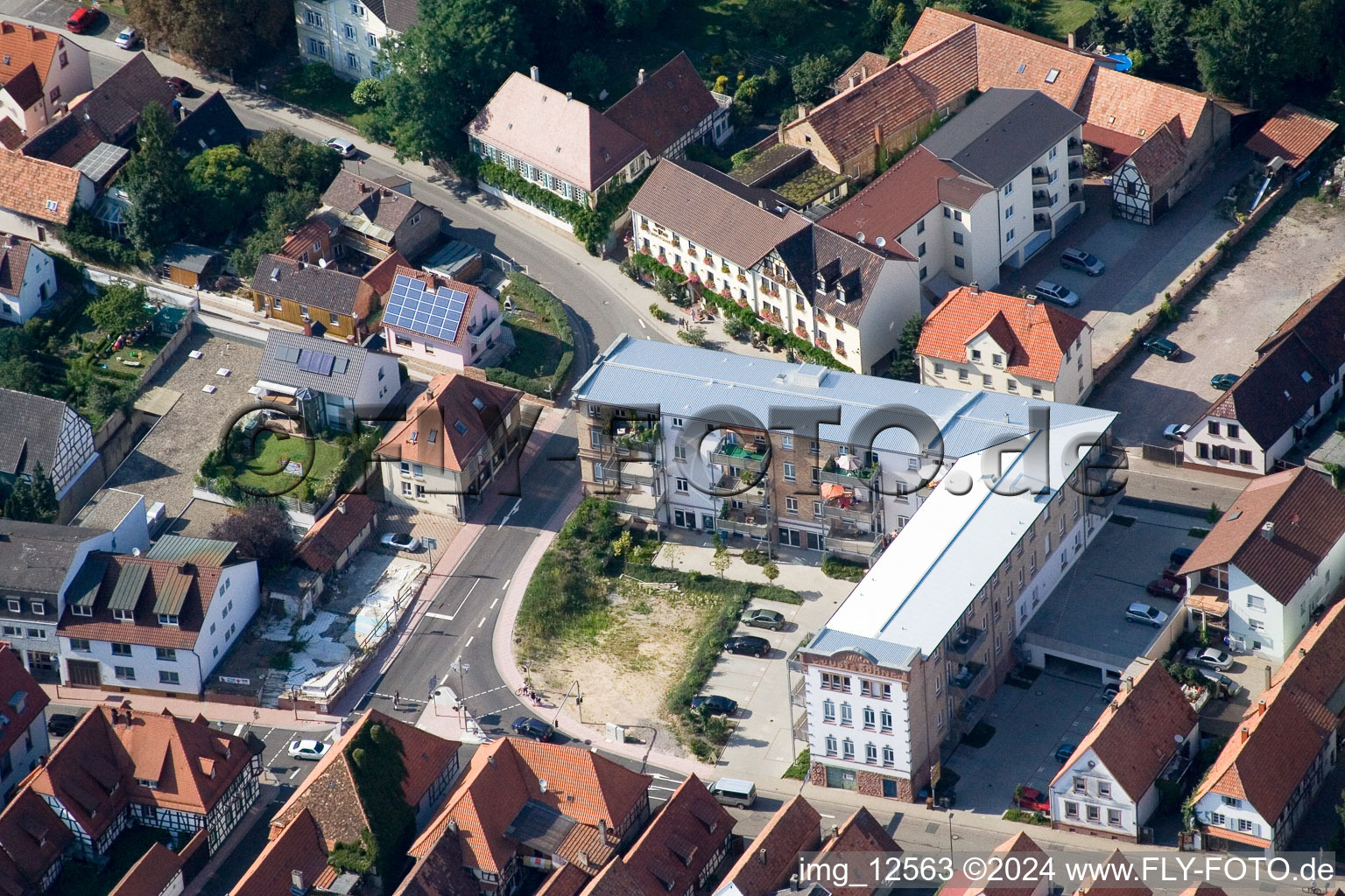 Kandel in the state Rhineland-Palatinate, Germany out of the air