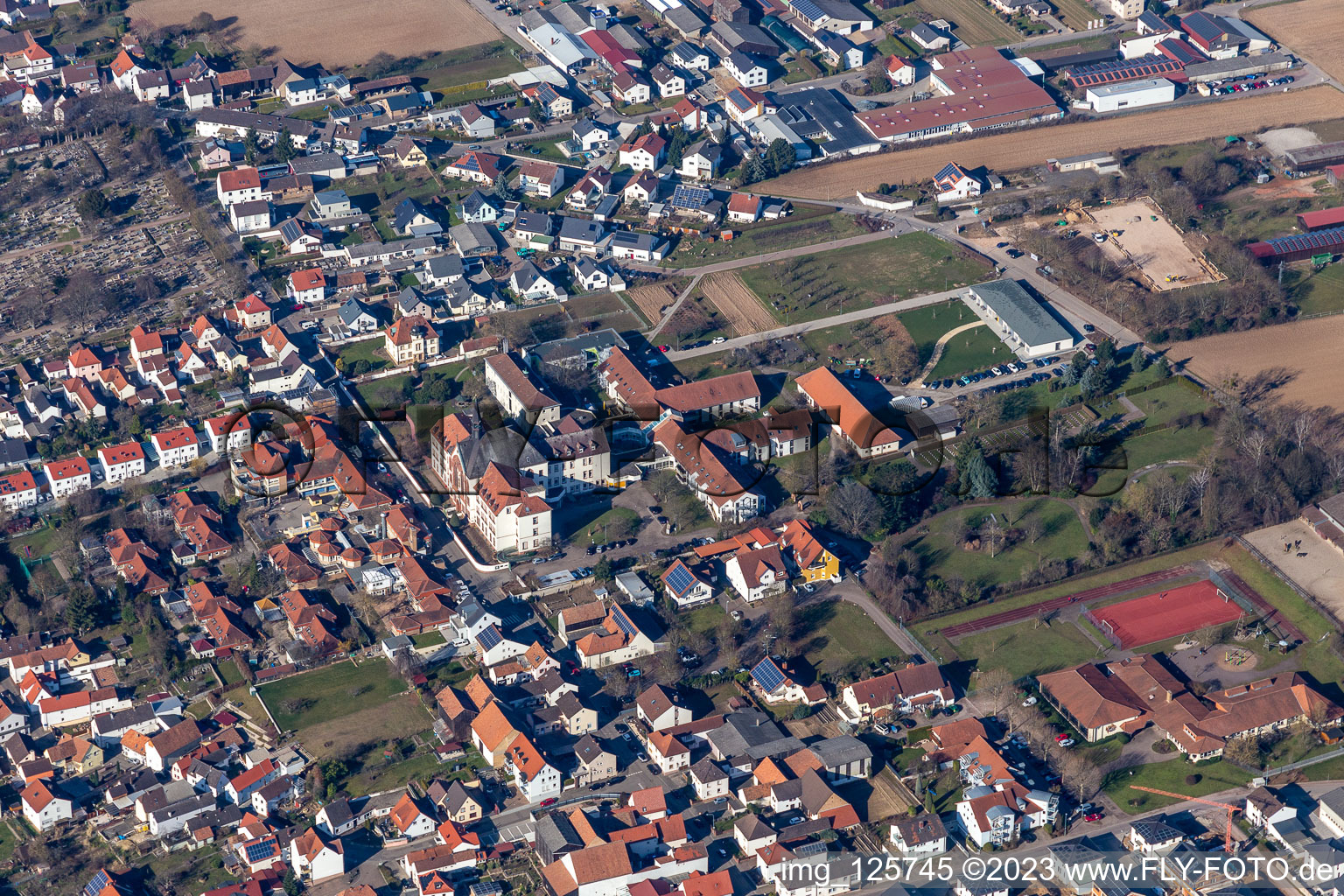 St. Paul's Abbey in the district Herxheim in Herxheim bei Landau in the state Rhineland-Palatinate, Germany