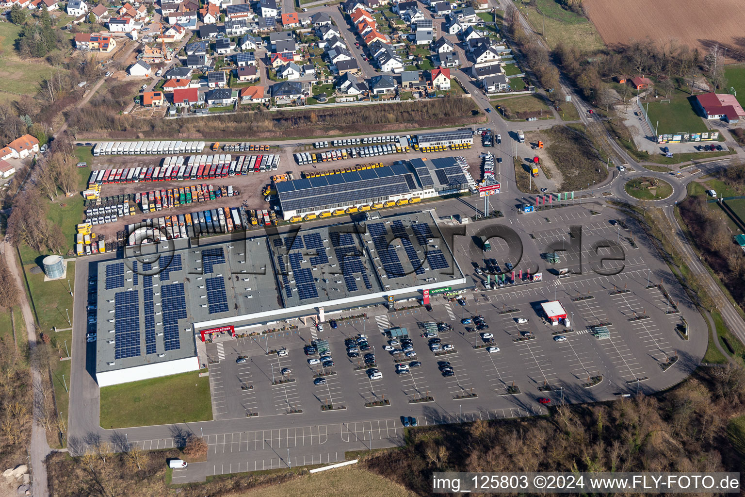 Wasgau Fresh Market, Engel & Engel GmbH in Rohrbach in the state Rhineland-Palatinate, Germany