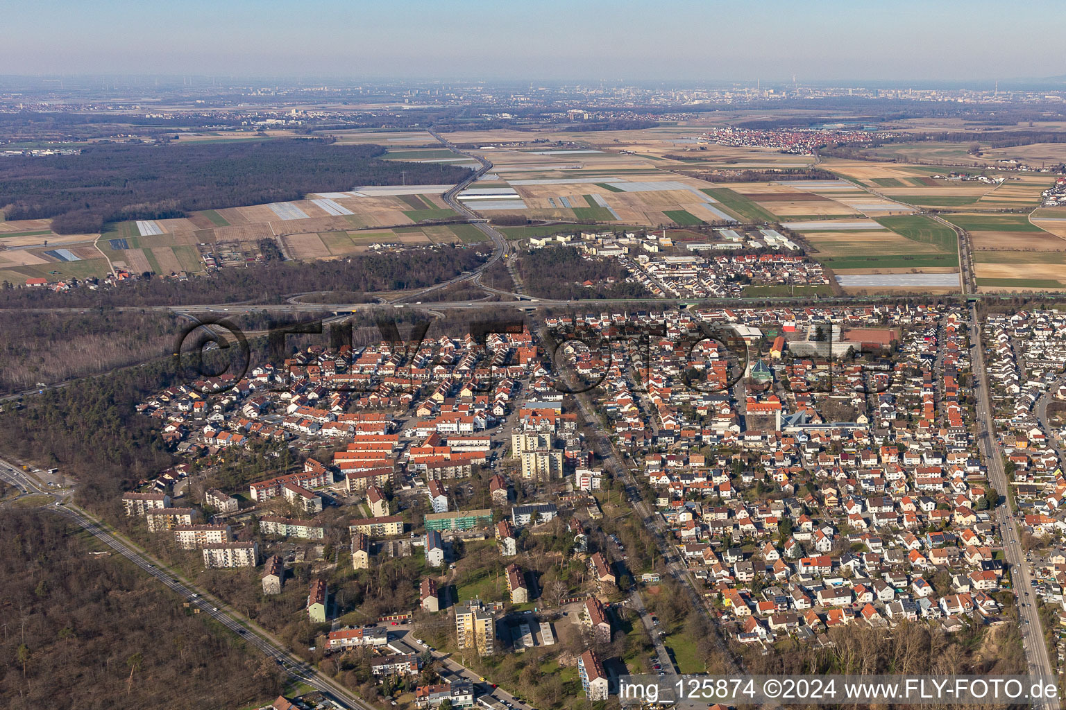 North in the district Rinkenbergerhof in Speyer in the state Rhineland-Palatinate, Germany