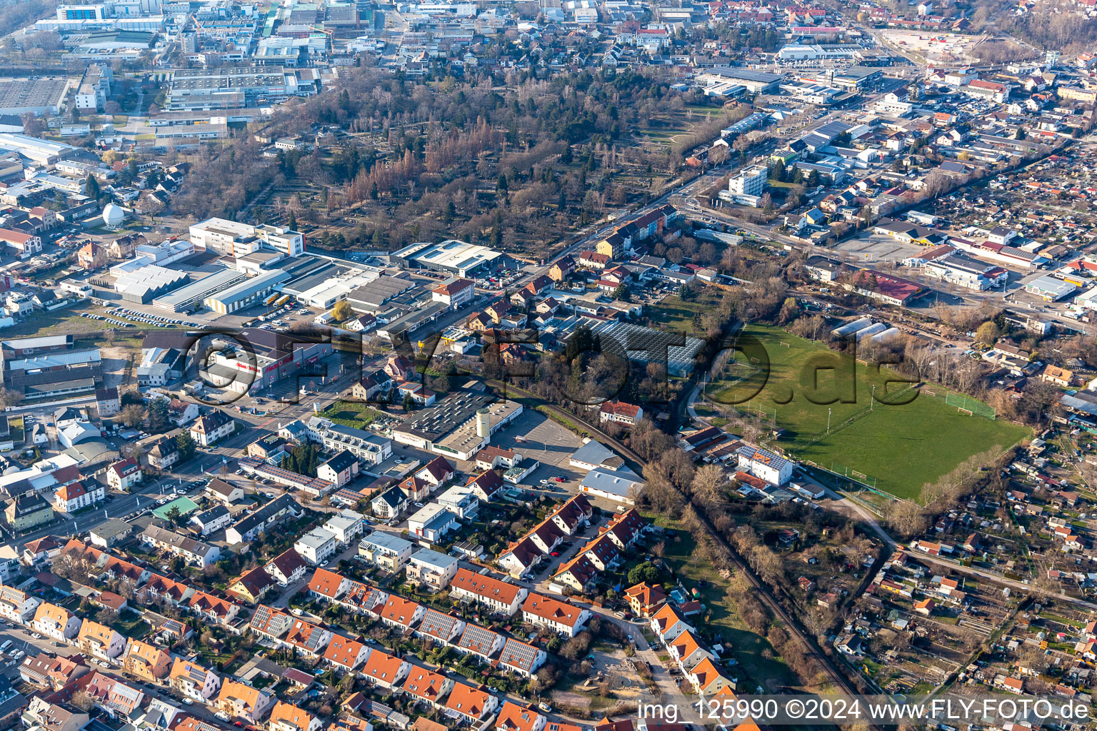 Cemetery in Speyer in the state Rhineland-Palatinate, Germany