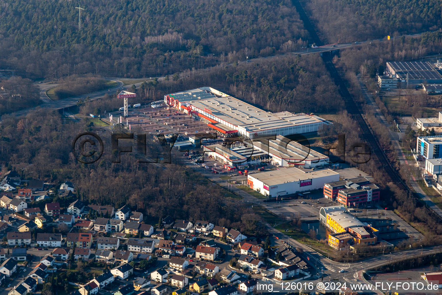 Building of the construction market BAUHAUS Speyer in Speyer in the state Rhineland-Palatinate, Germany