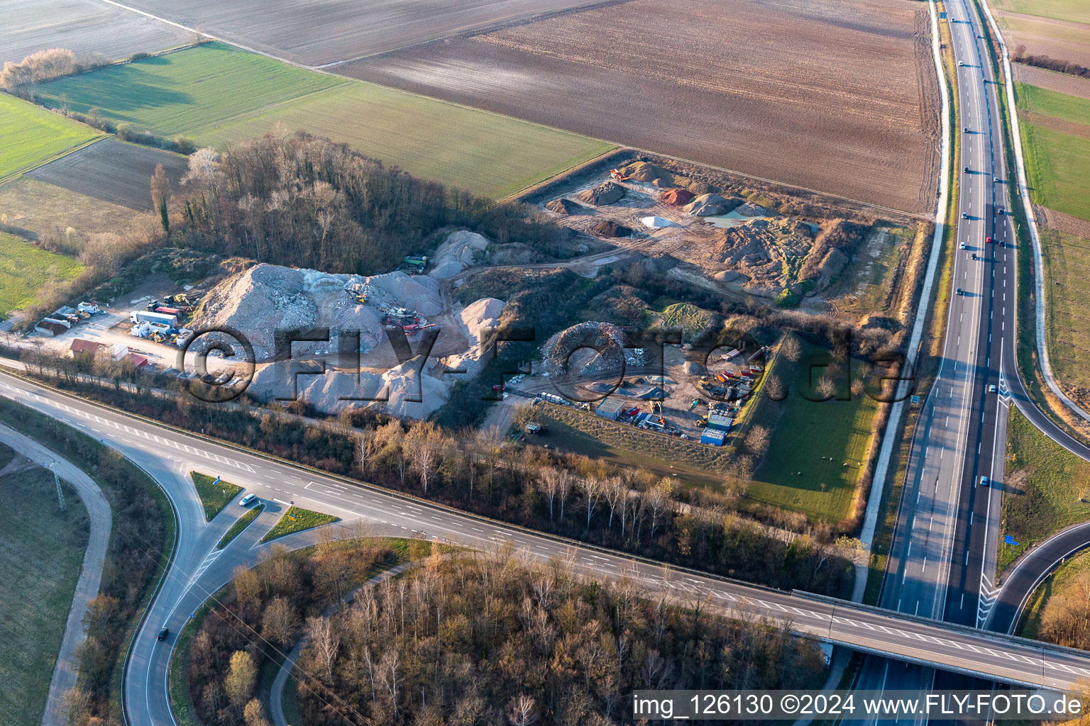 Waste management center Rohrbach in Rohrbach in the state Rhineland-Palatinate, Germany