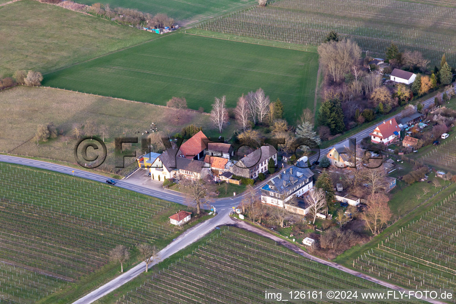 Complex of the hotel building in Windhof in the state Rhineland-Palatinate, Germany