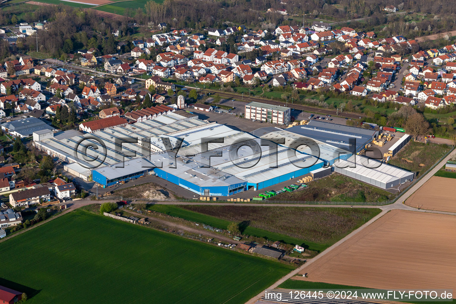 Company grounds and facilities of Kardex Remstar Maschinenbau in Bellheim in the state Rhineland-Palatinate, Germany