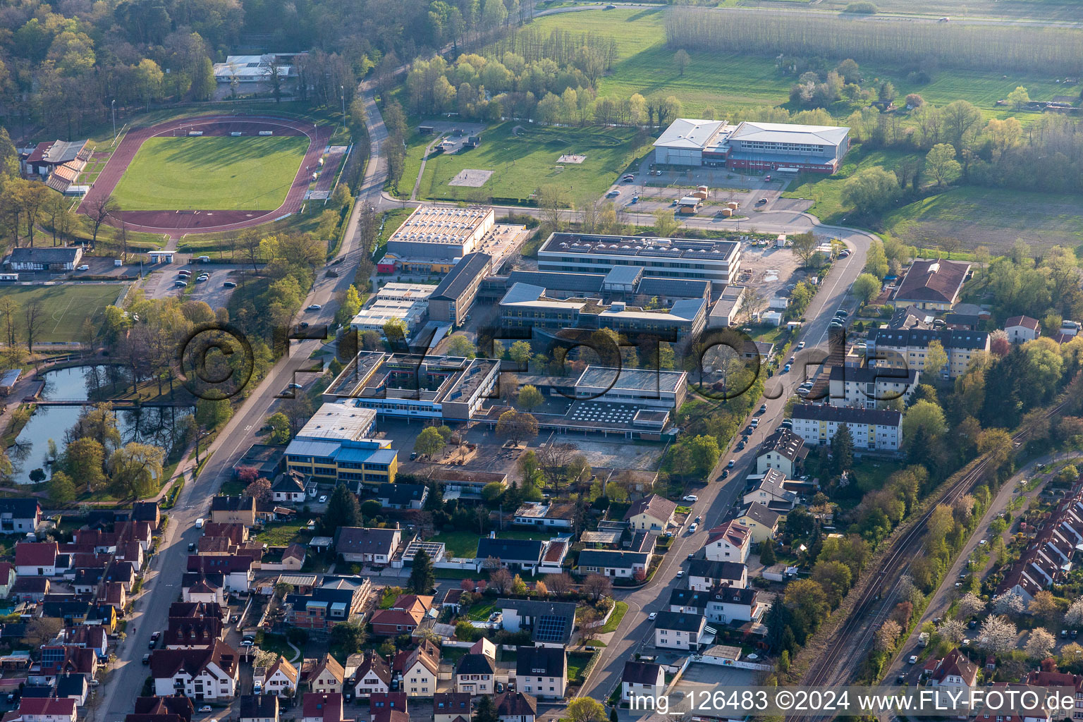 New building at IGS Kandel in Kandel in the state Rhineland-Palatinate, Germany