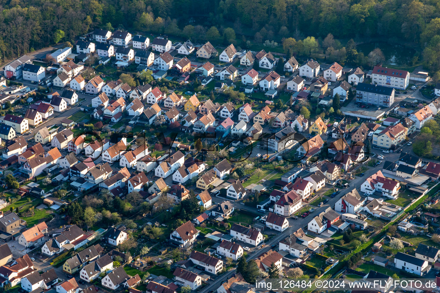 Garden City in Kandel in the state Rhineland-Palatinate, Germany