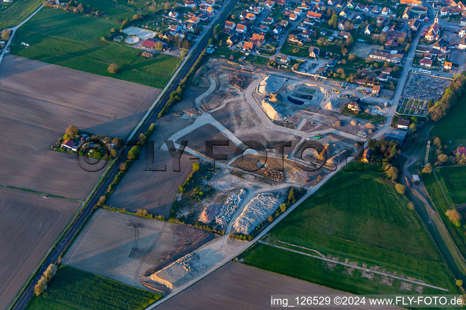 Sessenheim in the state Bas-Rhin, France