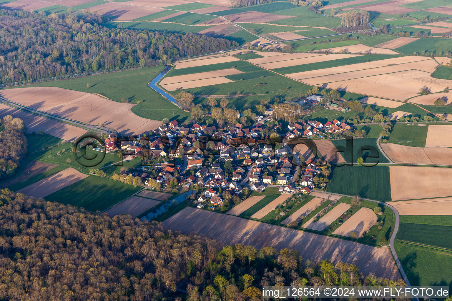 District Kittersburg in Kehl in the state Baden-Wuerttemberg, Germany