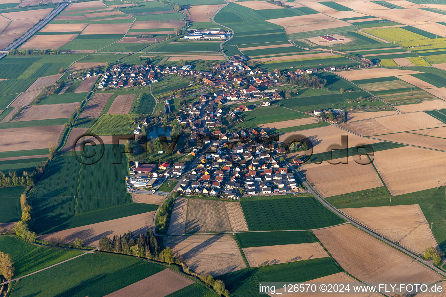 Schutterzell in the state Baden-Wuerttemberg, Germany