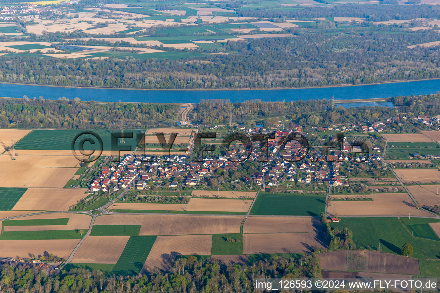 Motorway service station Mahlberg and parking lot of the BAB A5 in Mahlberg in the state Baden-Wuerttemberg, Germany